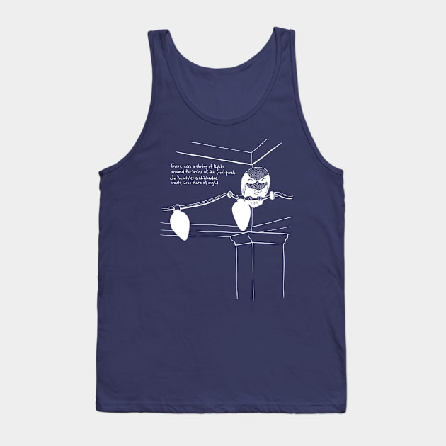 Chickadee and Lights Tank Top by ScottMooney